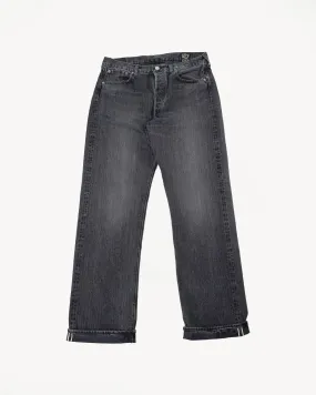 01-1050W-D61S - 105 - Standard Fit Denim - 90s Black Stone
