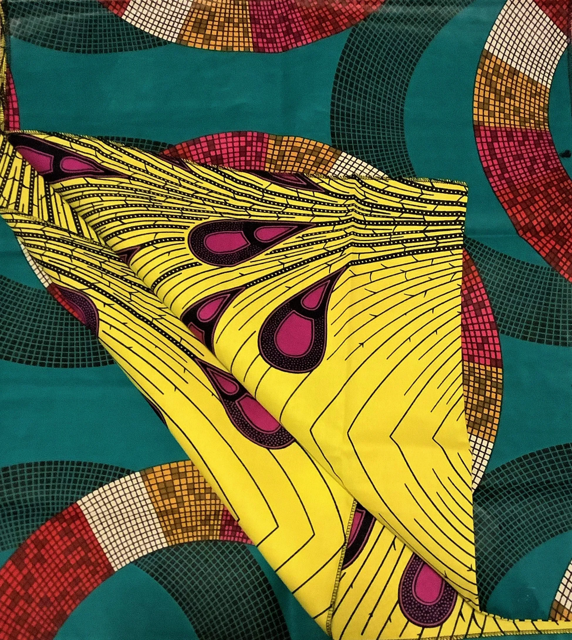 African Style- Double Fabric Waxprint Head Scarf /Tie