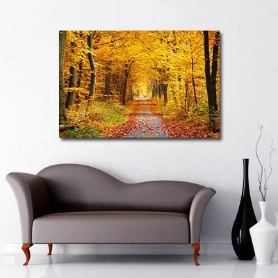 Autumn Wood Art Canvas