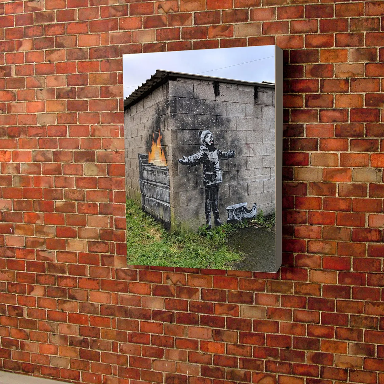 Banksy Greenhouse Gases Canvas