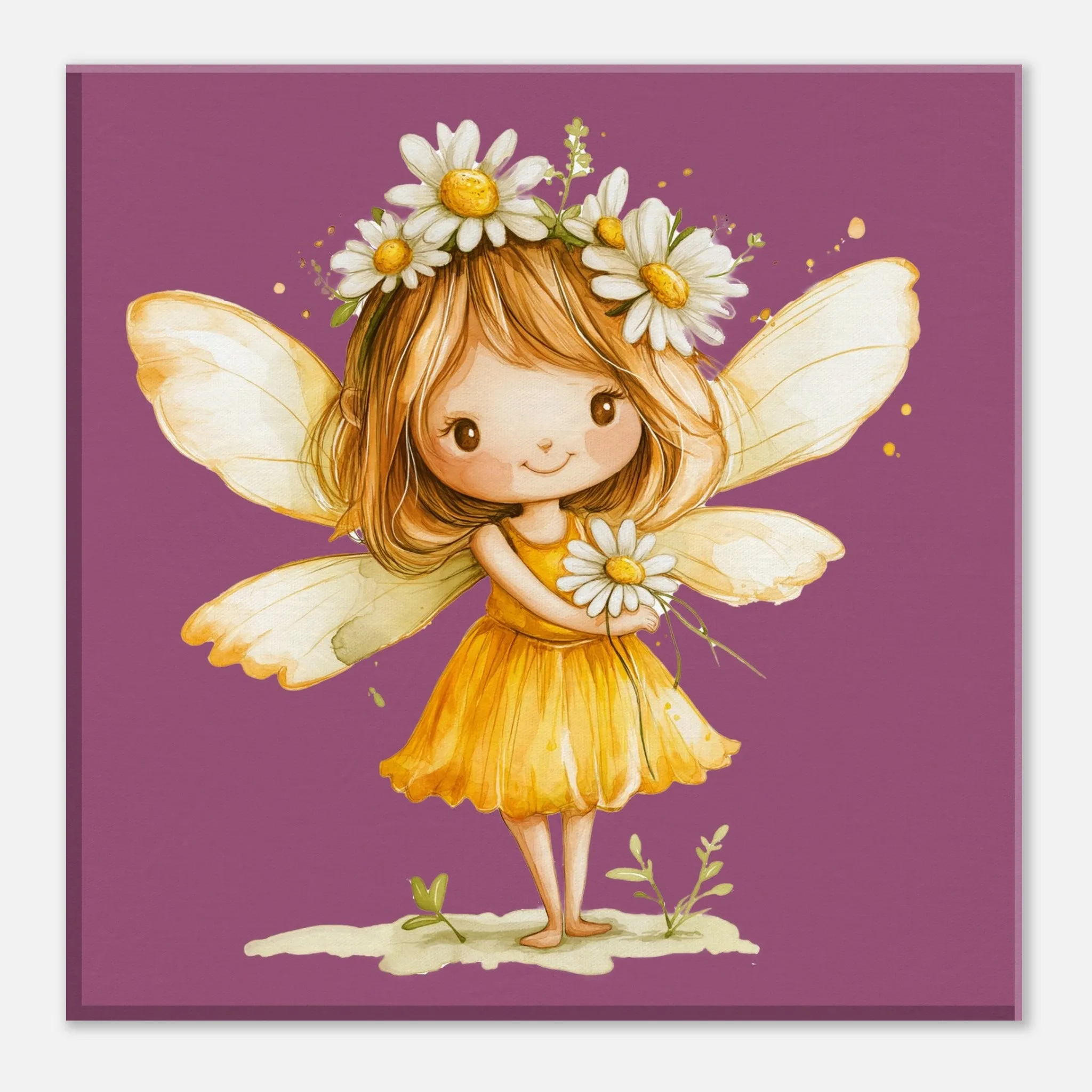 Bloomsy – Feenkollektion – Leinwand 20x20 cm