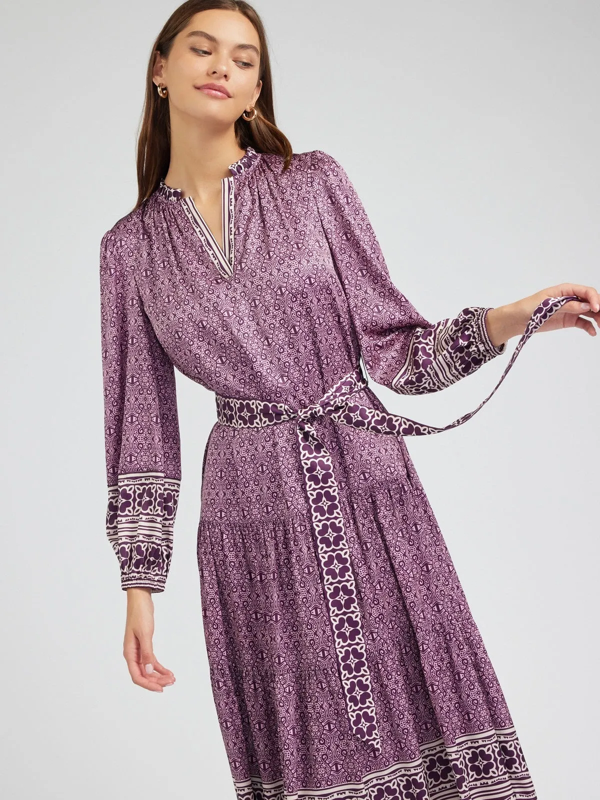 Boho Damask Dress