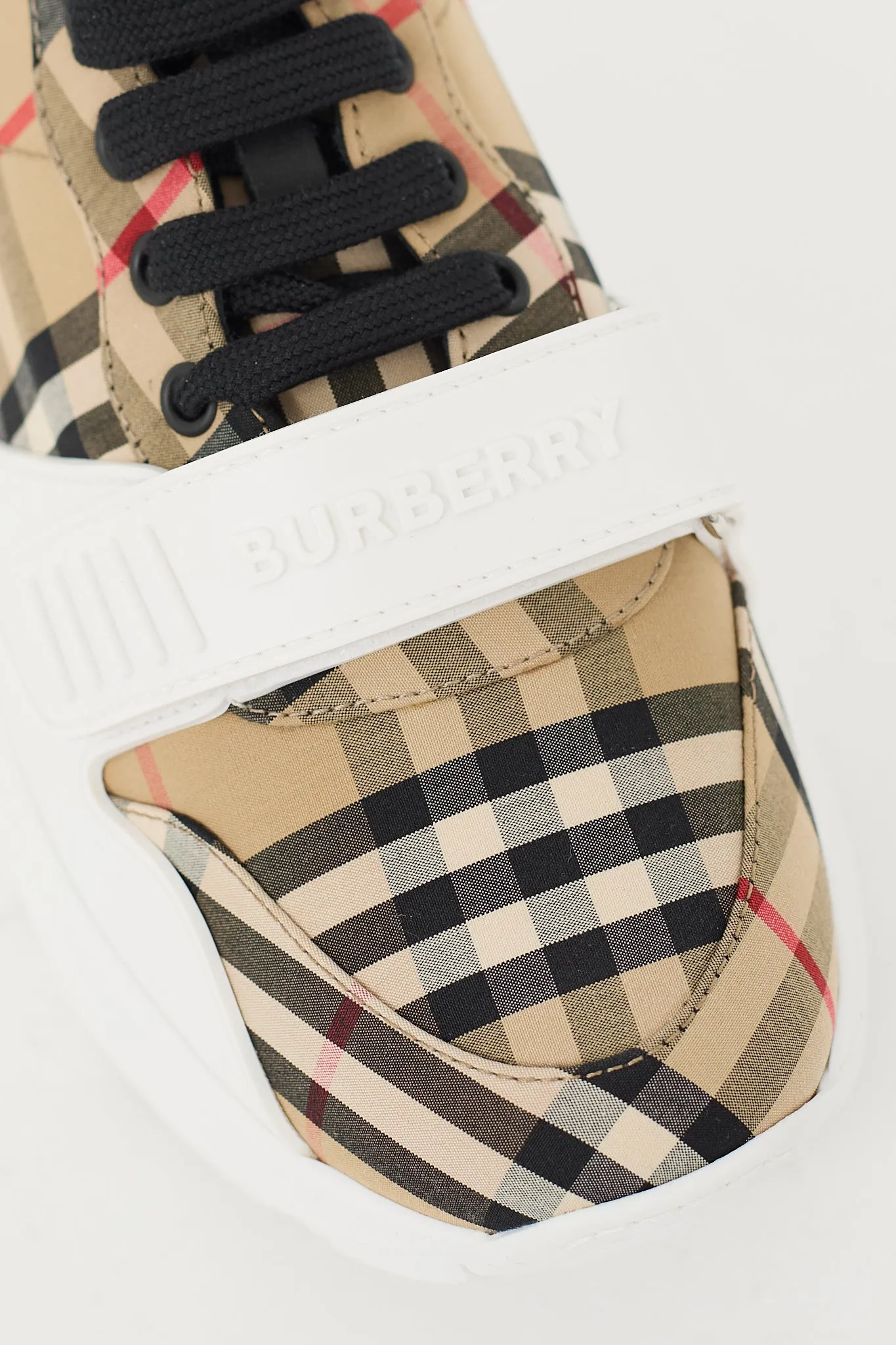Brown & White Check Regis Sneaker