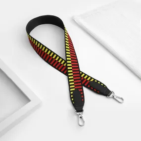 Canvas Shoulder Strap for Kelly & Evelyne Bags – 3.7cm Width, Block Stripe Design, Adjustable Bag Strap