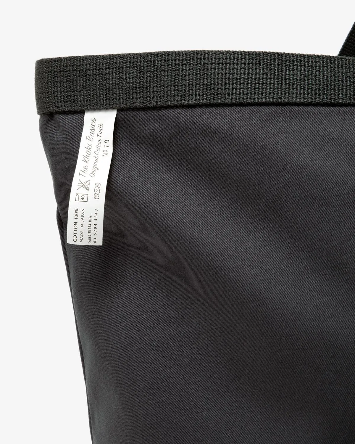 CHINO TOTE BAG - L
