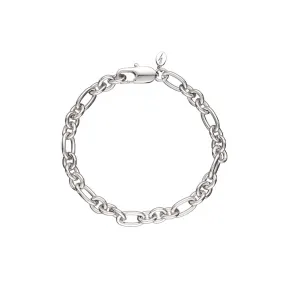 Chunky Chain Bracelet - Silver - SPS-4
