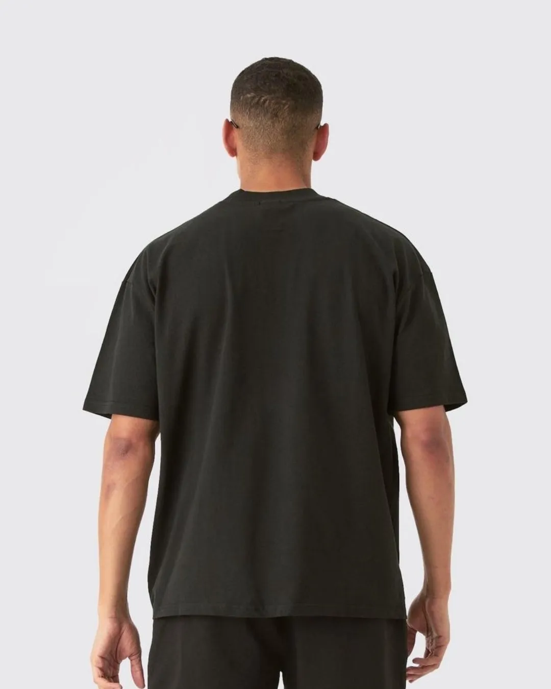Colorful Skull Unisex Exclusive Oversized Tee - Black