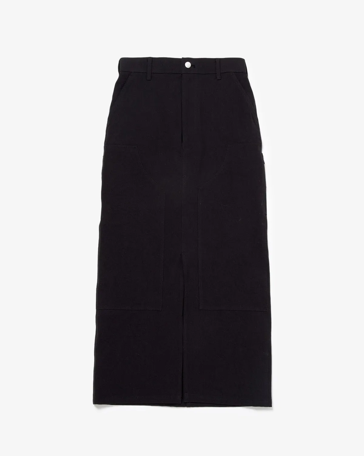 COTTON CHINO CLOTH DOUBLE KNEE SKIRT