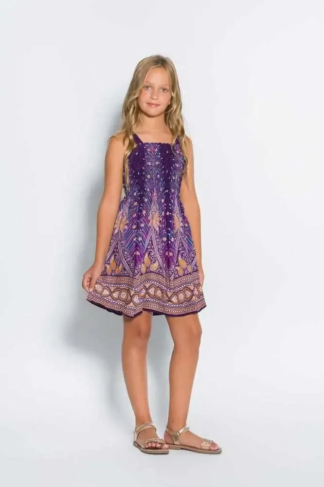 Girl's Boho Summer Dress