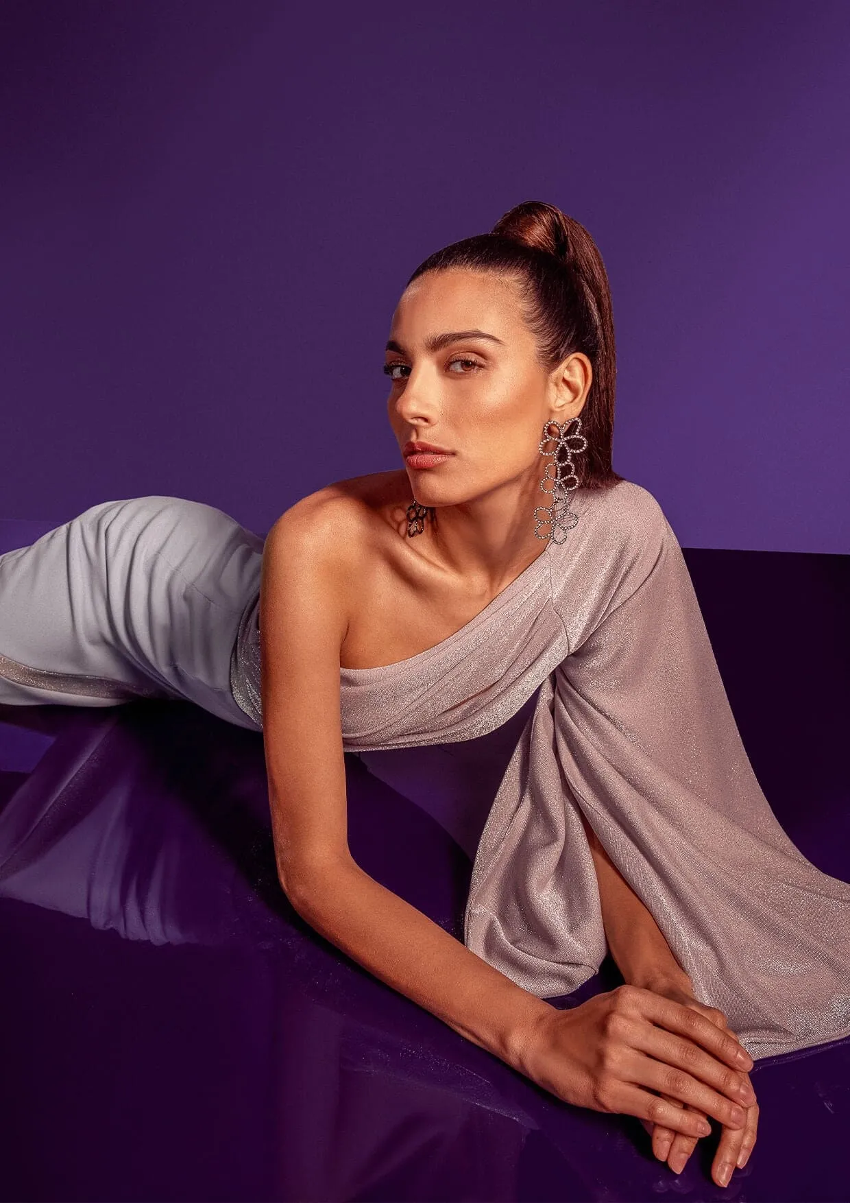 Khloe Asymmetric Cut-Out Body Top