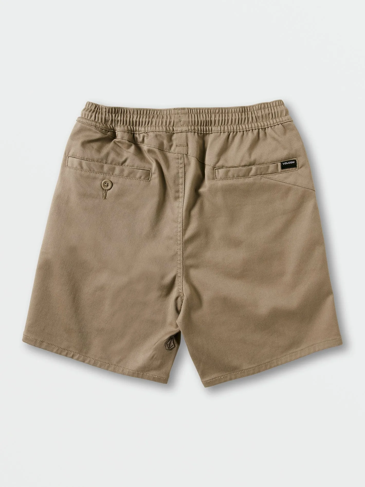 Little Boys Frickin Elastic Waist Shorts - Khaki