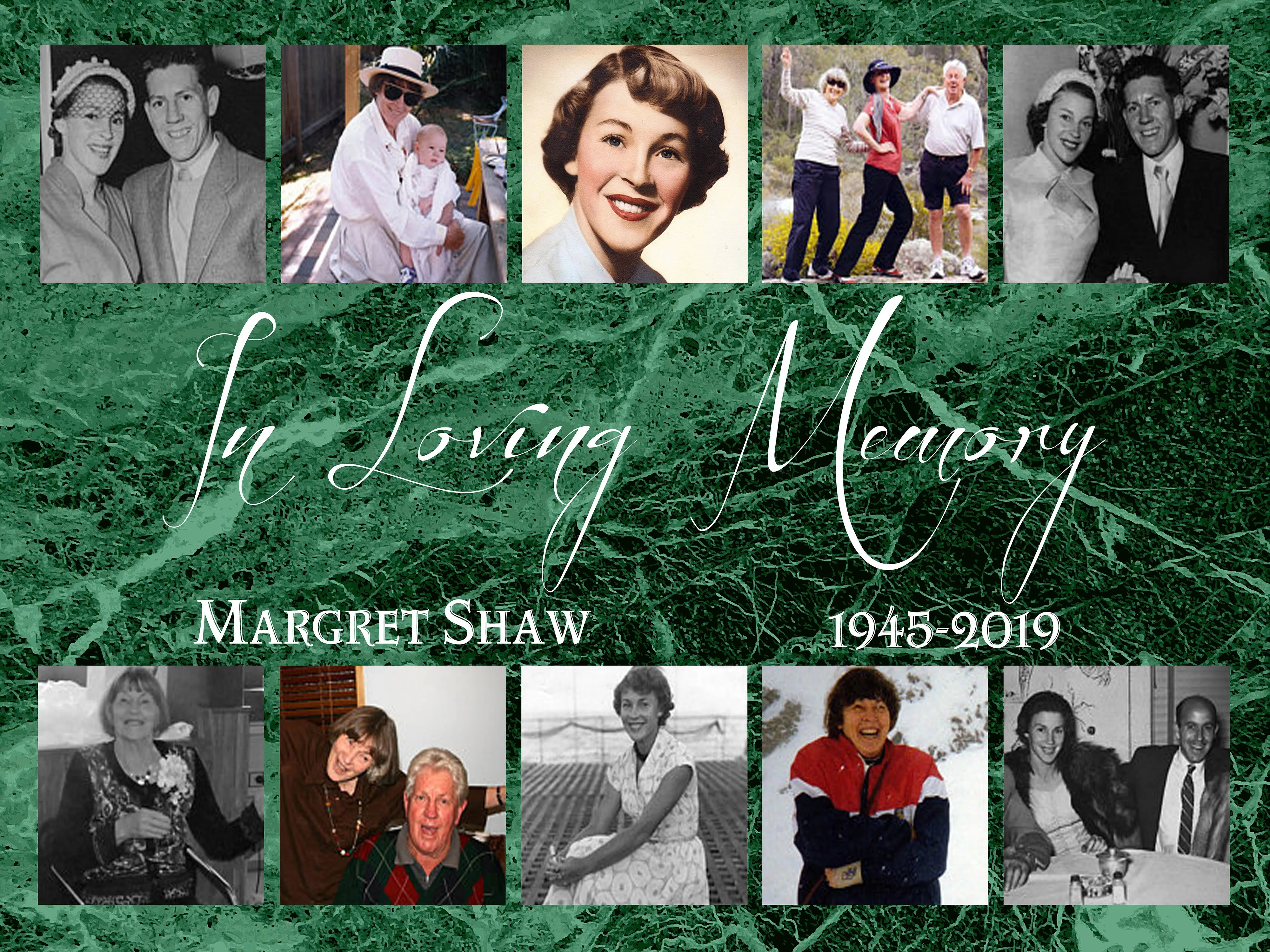 Loving Memory Collage Memorial Picture Colour