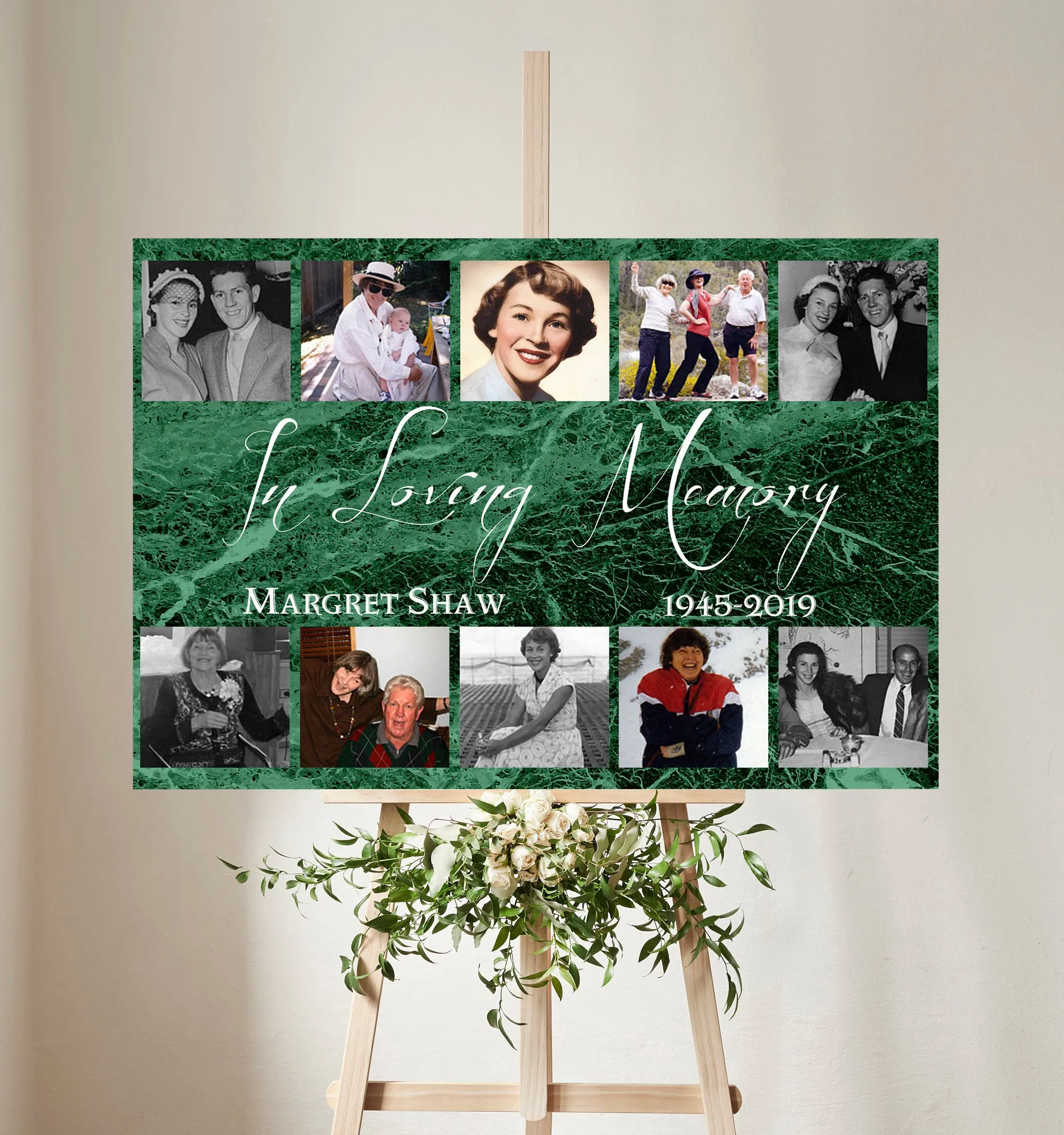 Loving Memory Collage Memorial Picture Colour
