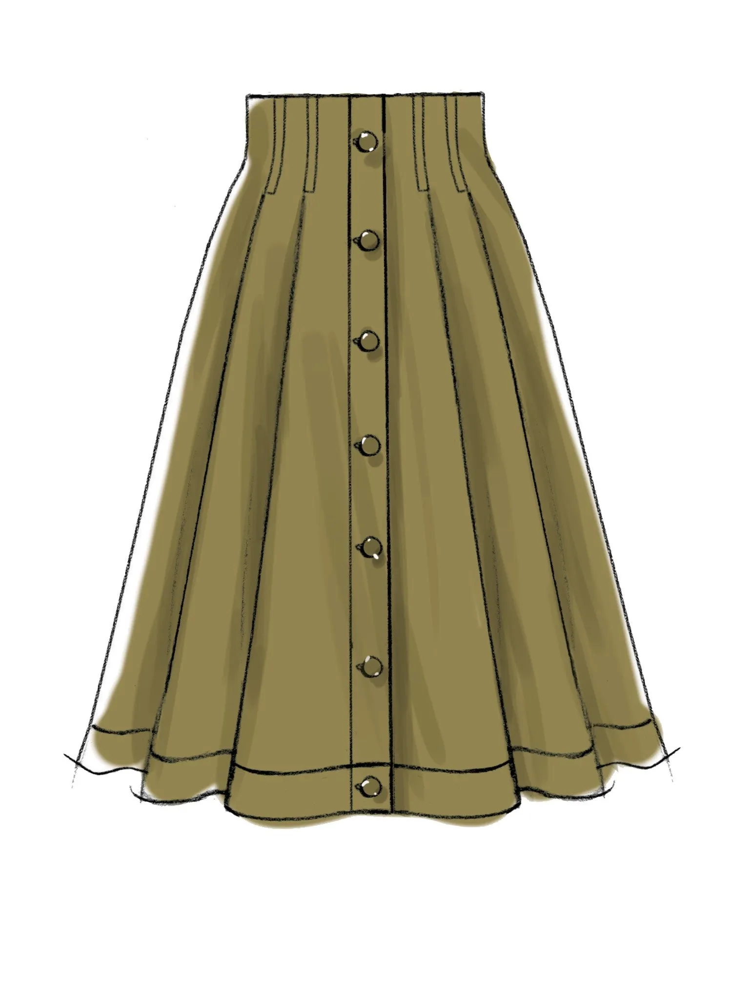 McCall's Pattern M7906 Misses' Skirts