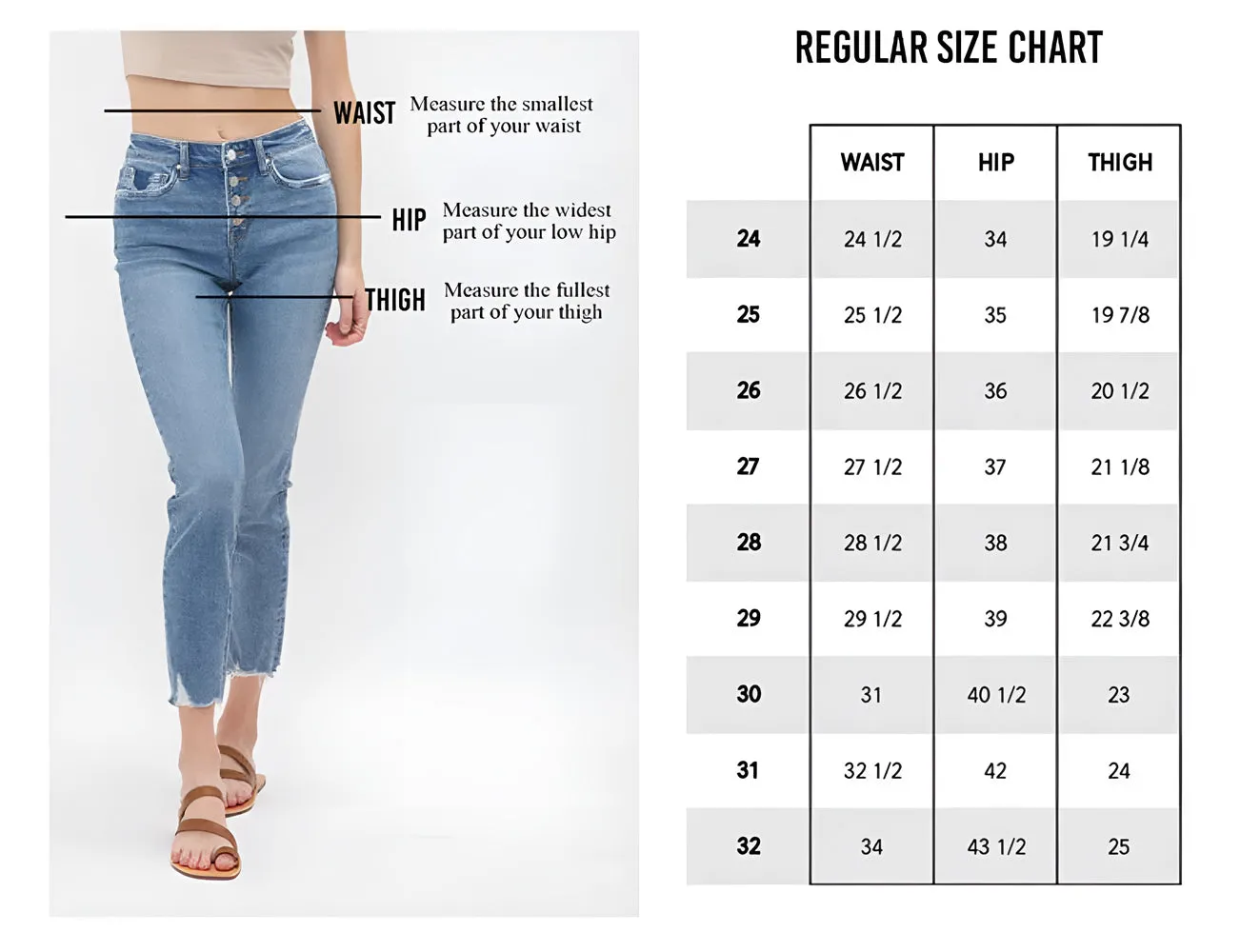 Mica Denim - Under The Table High Rise Ankle Straight W/ Slit Detail Jeans - MDP-T248