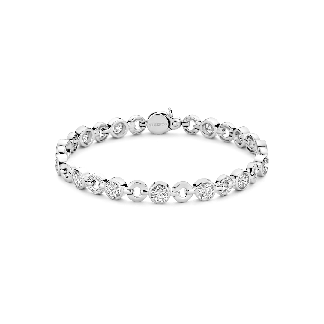 Milano Chunky Chain Bracelet - Silver - 23054ZI