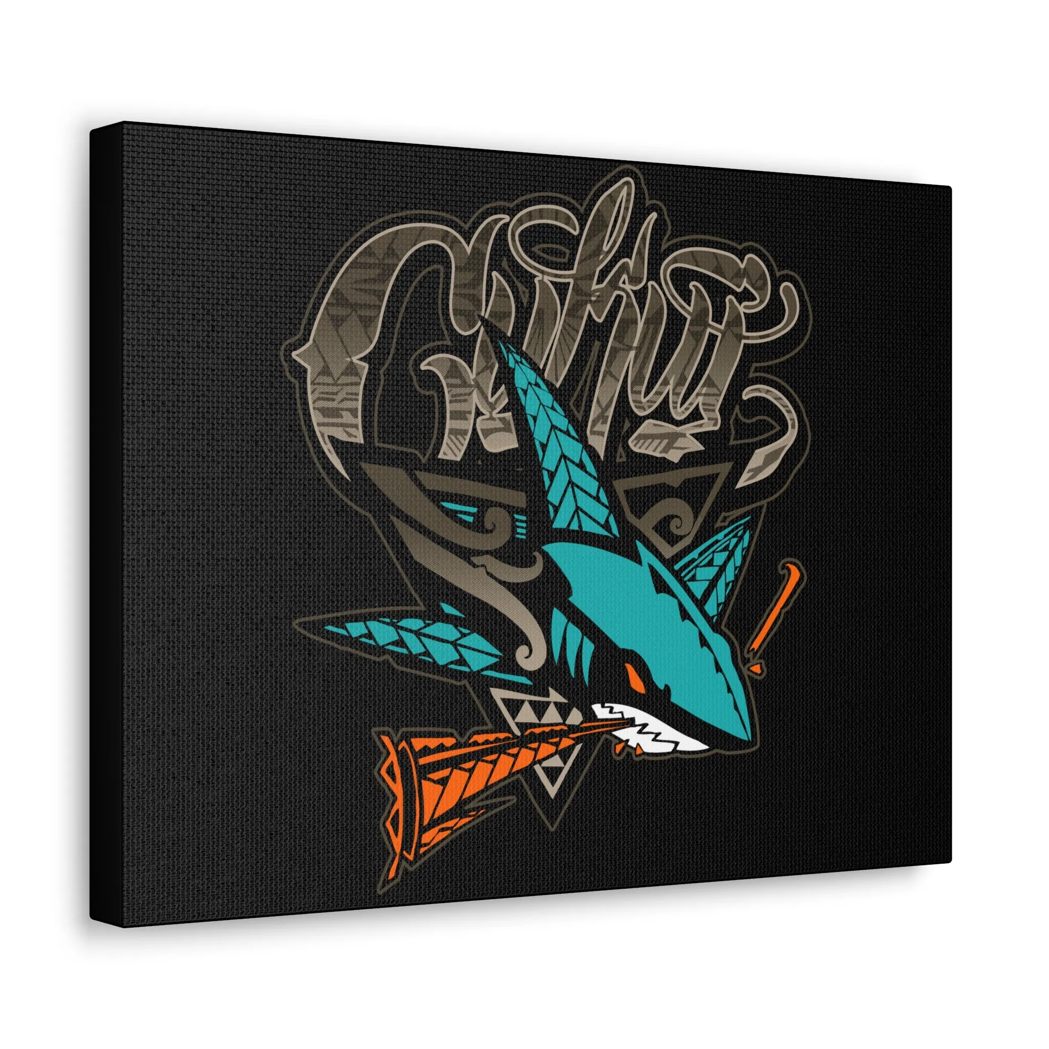 Native Shark Canvas