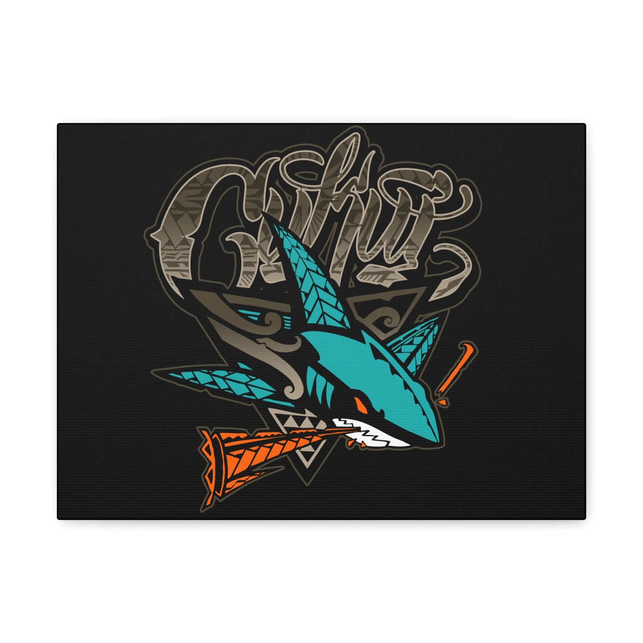 Native Shark Canvas