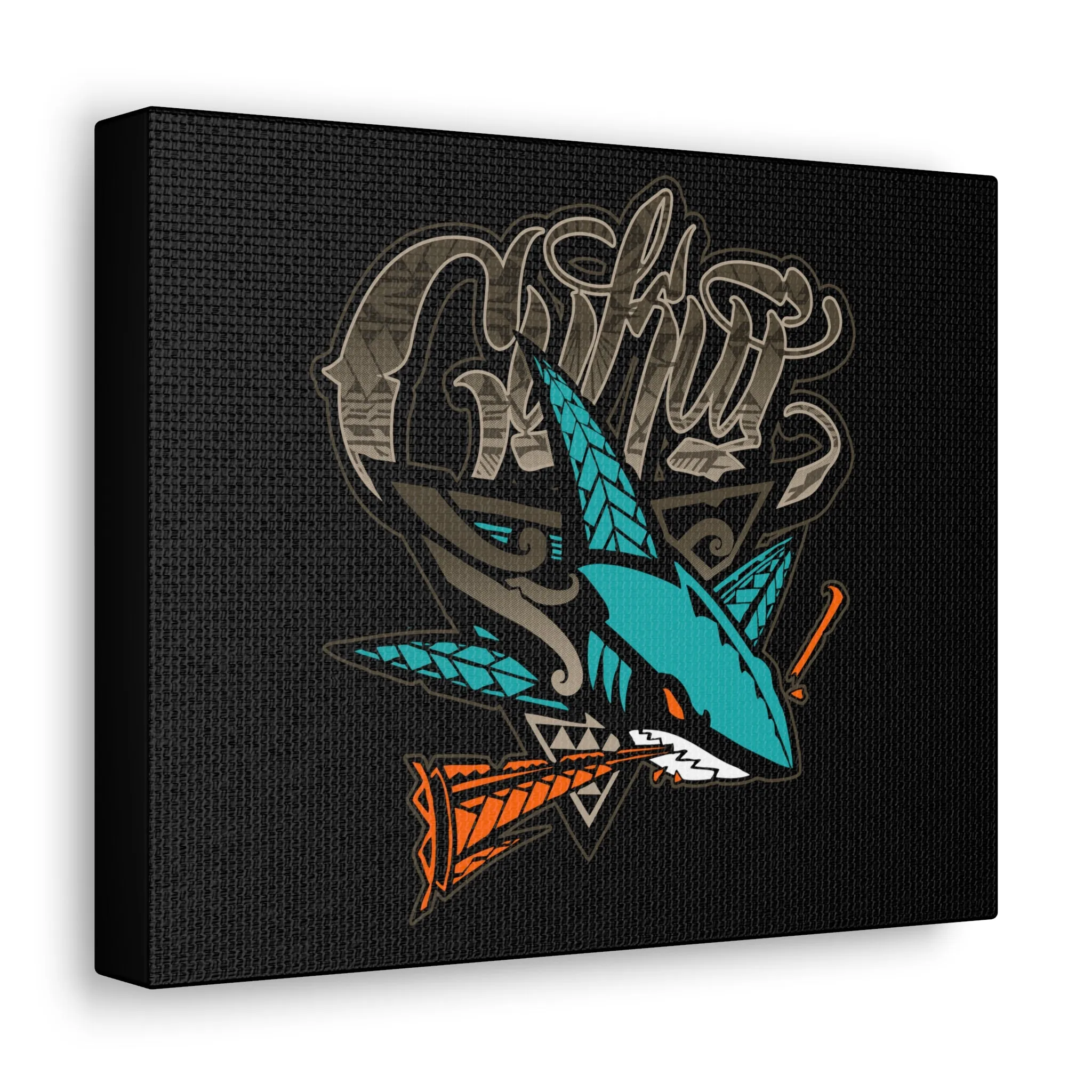 Native Shark Canvas