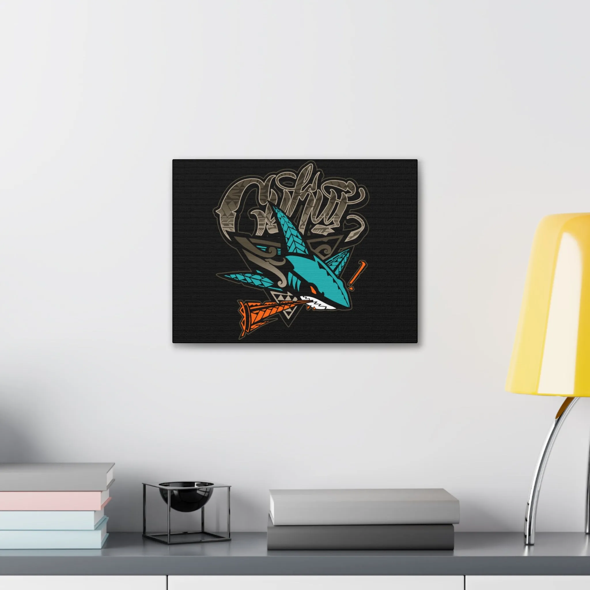 Native Shark Canvas