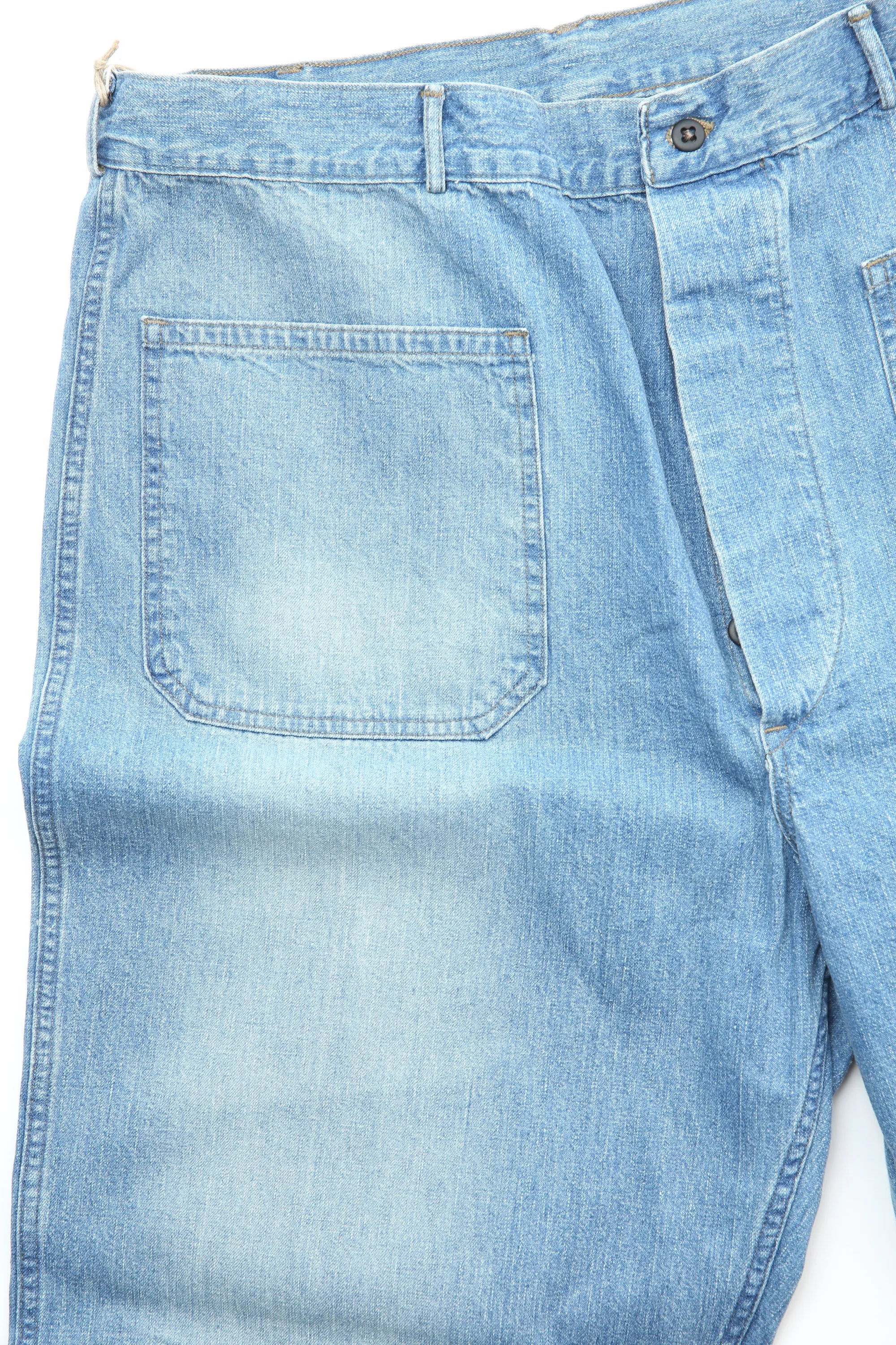 orSlow DENIM SAILOR PANTS - Denim Used