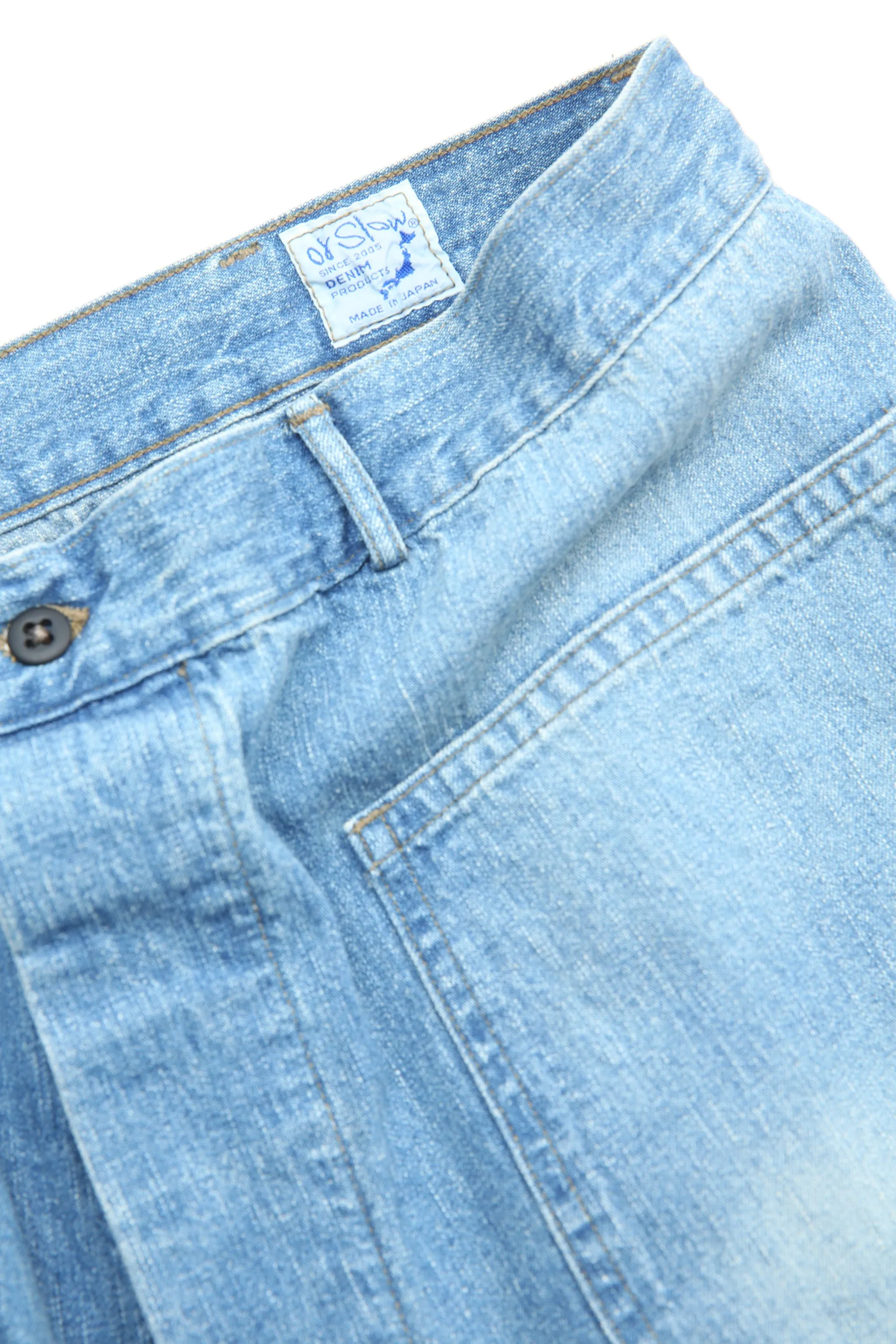 orSlow DENIM SAILOR PANTS - Denim Used
