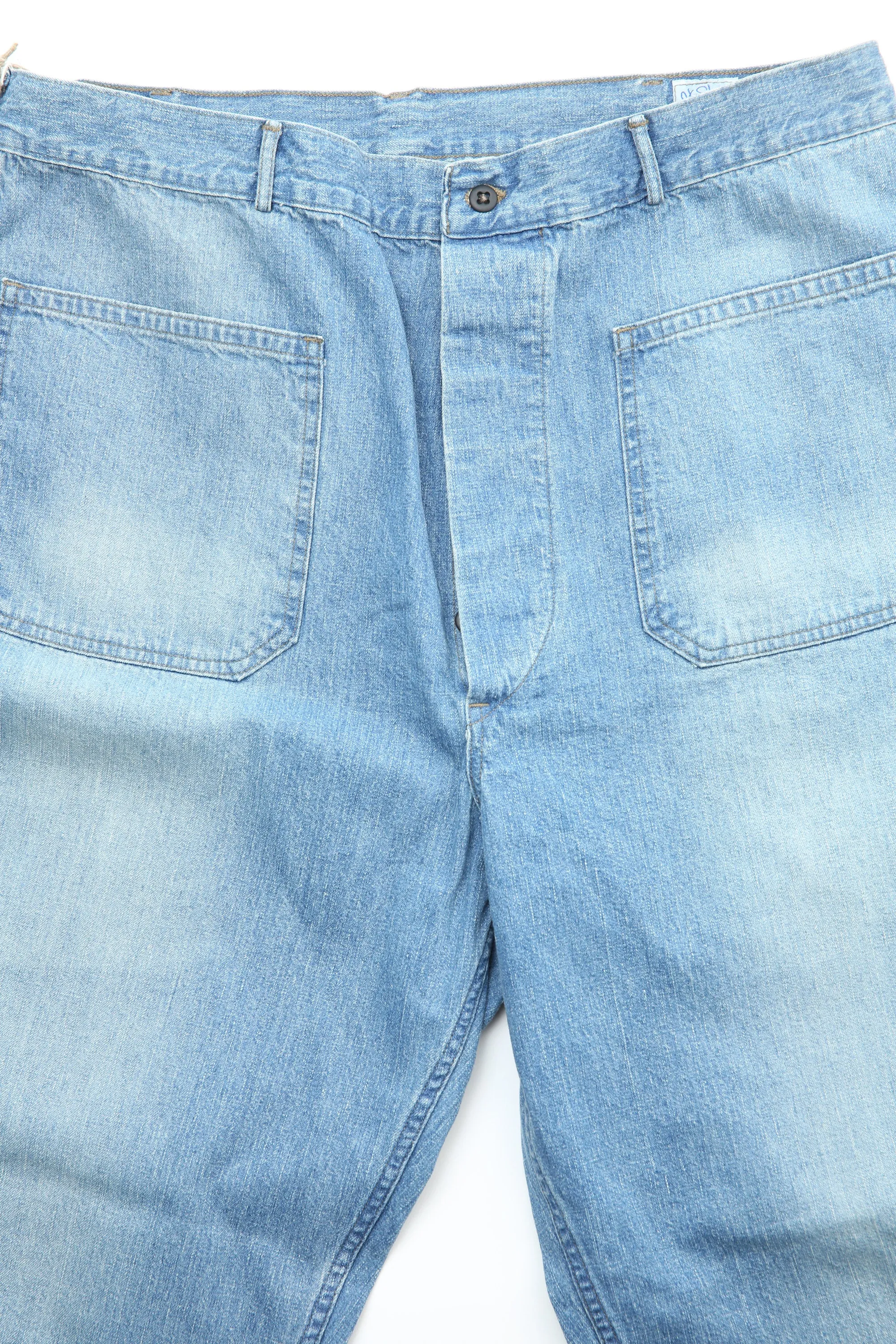 orSlow DENIM SAILOR PANTS - Denim Used