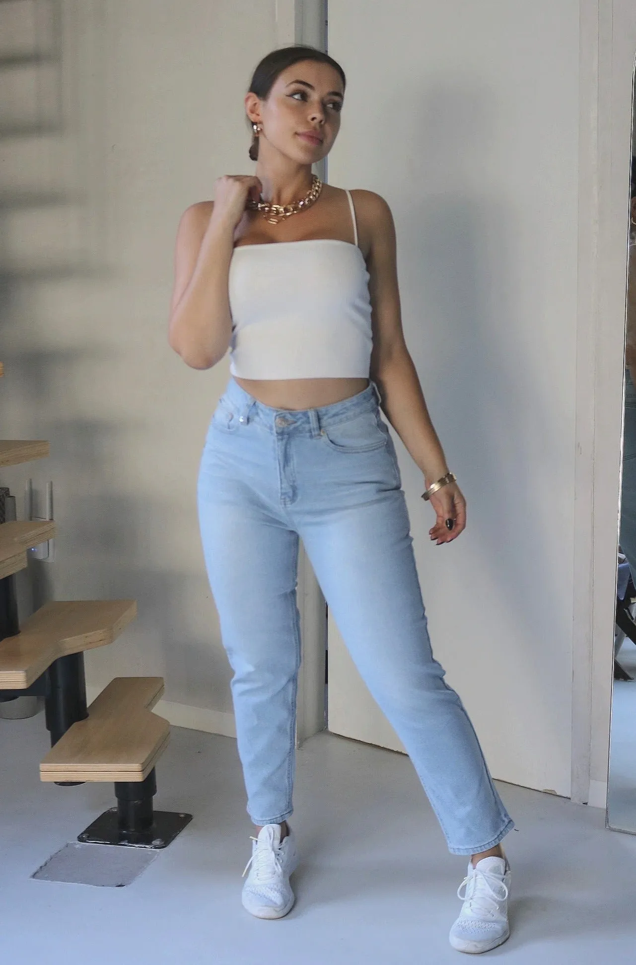 'Providence' Boyfriend Jeans in Light Wash