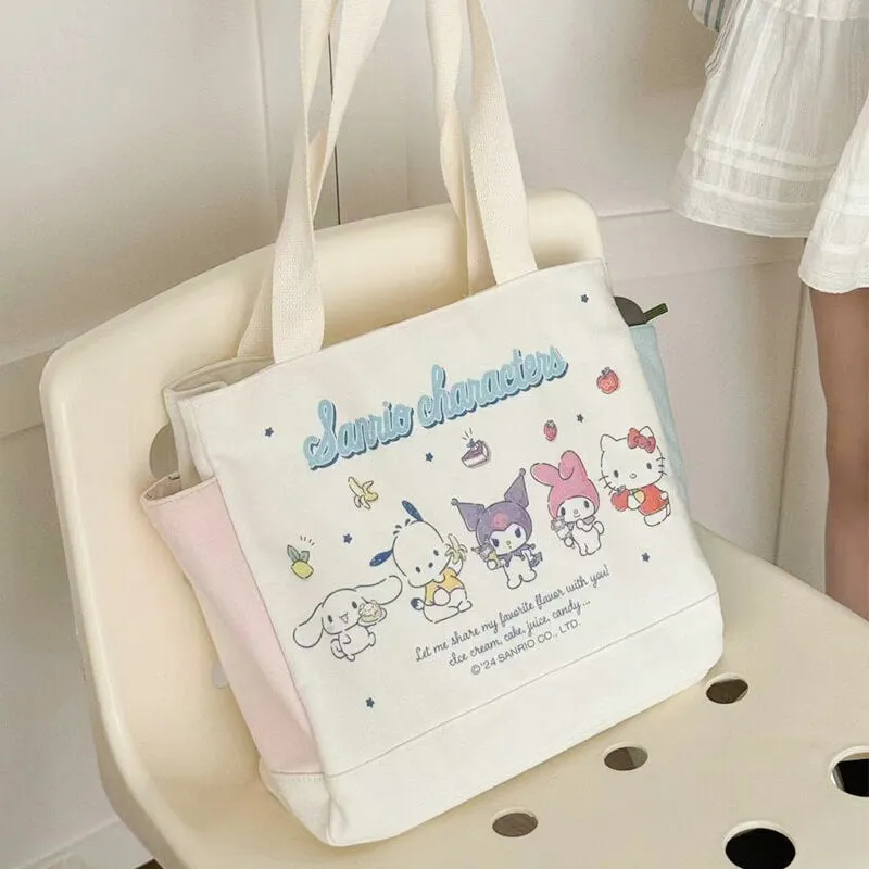 Sanrio Characters Canvas Tote Bag