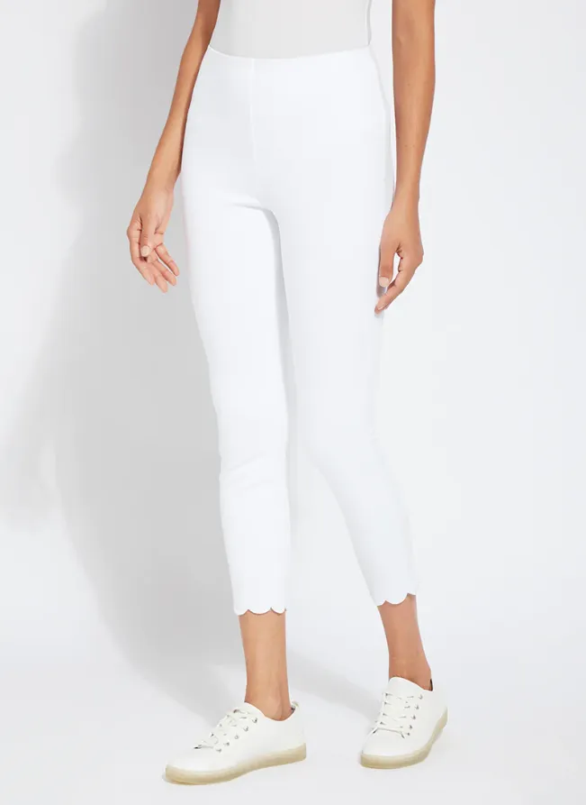 Scallop Hem Denim