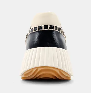 Selina Black Tennis Shoe