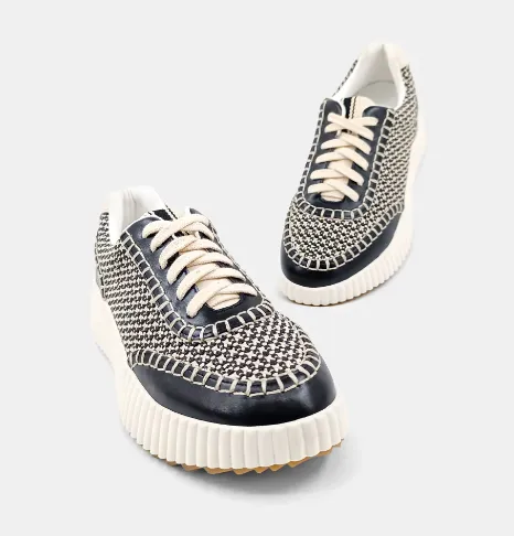 Selina Black Tennis Shoe