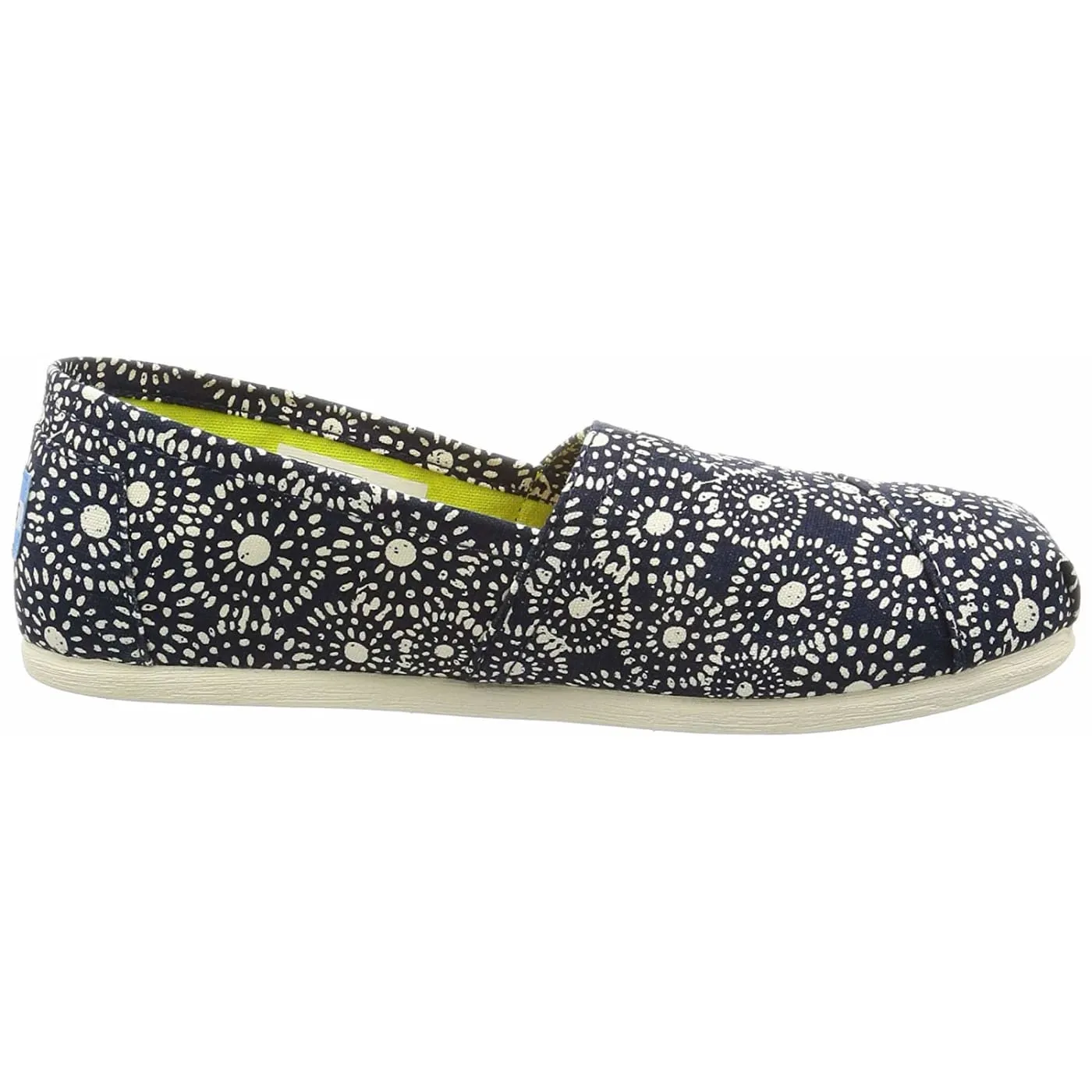 Toms Classic Navy Shibori Dots Womens Espadrilles