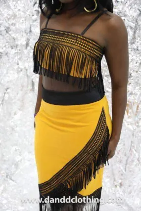 Yellow Set with Skirt